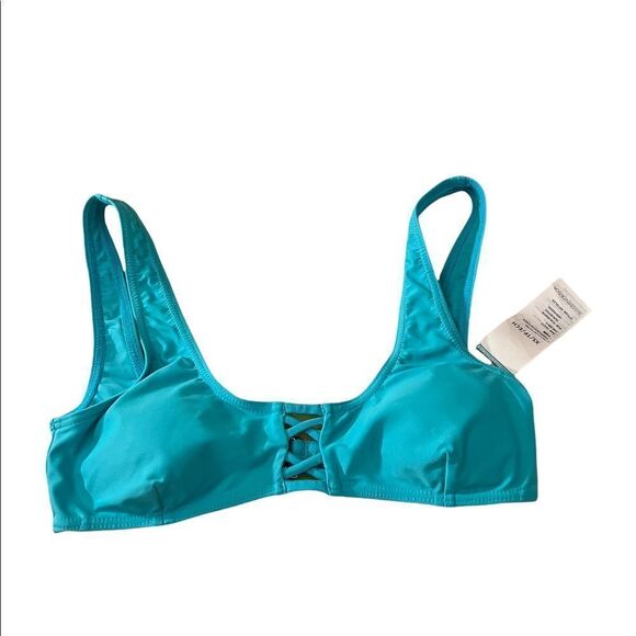 SISSTREVOLUTION Emmy Bralette In Aqu-aqua - Picture 2 of 6